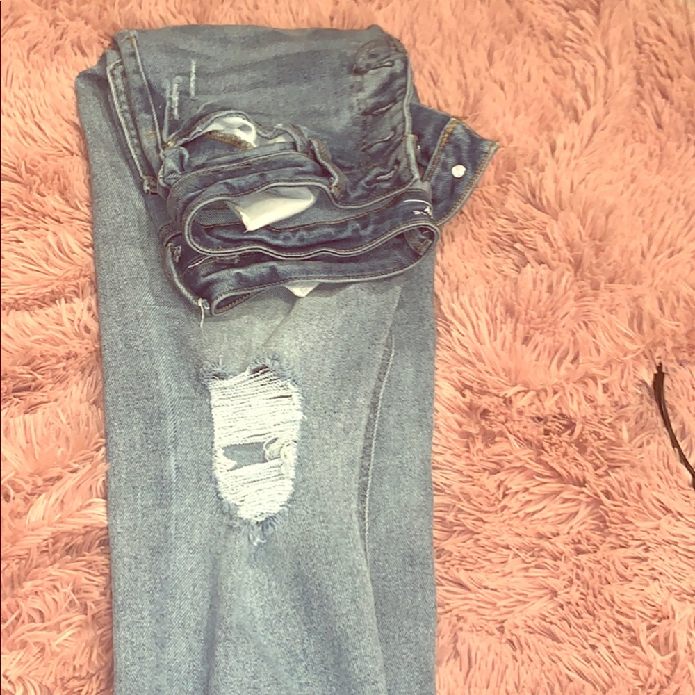 High rise jeans